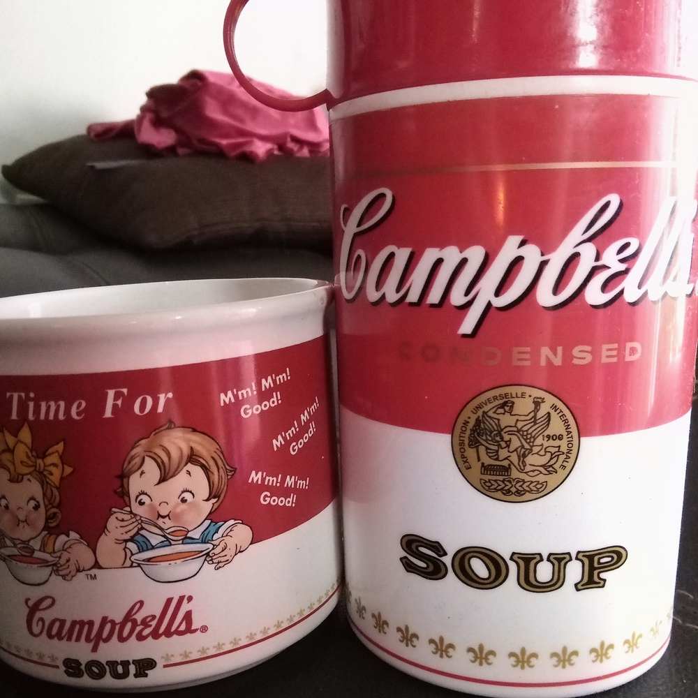 Campbell's Soup Mug and Thermos Set